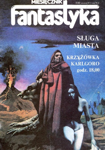 Okladka ksiazki miesiecznik fantastyka 4 1 1983