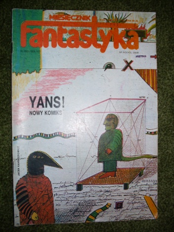 Okladka ksiazki miesiecznik fantastyka 47 8 1986