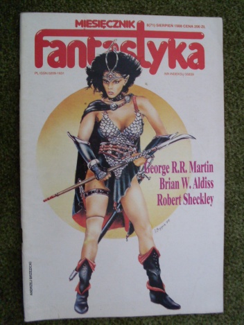 Okladka ksiazki miesiecznik fantastyka 71 8 1988