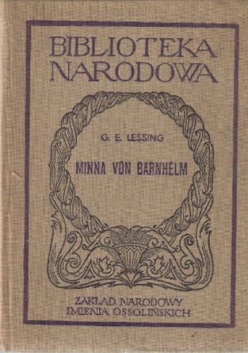 Okladka ksiazki minna von barnhelm czyli zolnierska dola