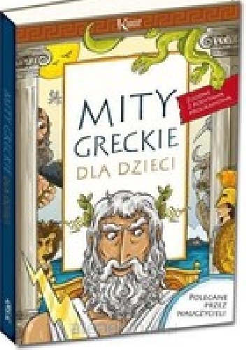 Okladka ksiazki mity greckie dla dzieci