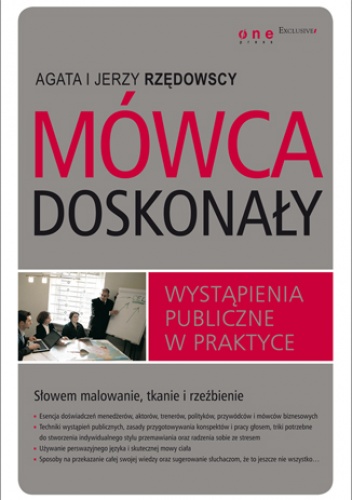 Okladka ksiazki mowca doskonaly wystapienia publiczne w praktyce