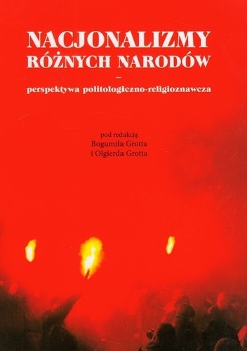 Okladka ksiazki nacjonalizmy roznych narodow perspektywa politologiczno religioznawcza