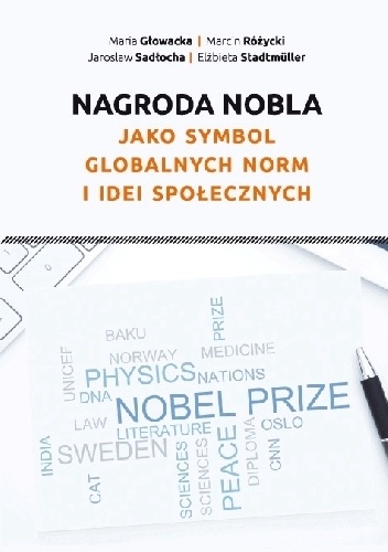 Okladka ksiazki nagroda nobla jako symbol globalnych norm i idei spolecznych