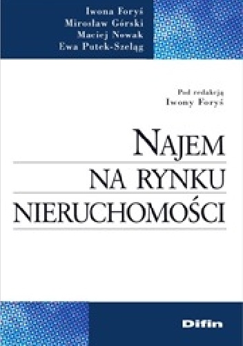 Okladka ksiazki najem na rynku nieruchomosci