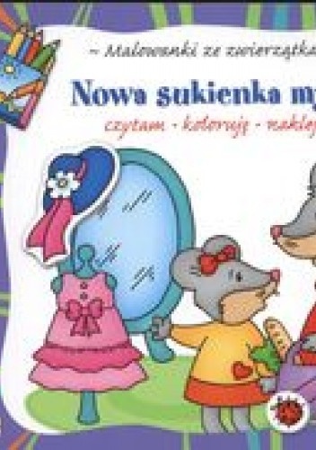 Okladka ksiazki nowa sukienka myszki