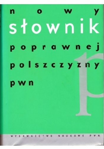 Okladka ksiazki nowy slownik poprawnej polszczyzny