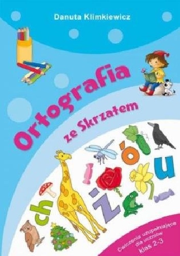 Okladka ksiazki ortografia ze skrzatem