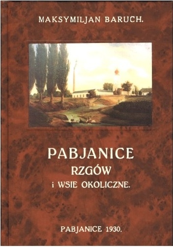 Okladka ksiazki pabjanice rzgow i wsie okoliczne