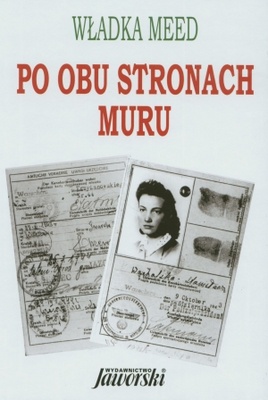 Okladka ksiazki po obu stronach muru