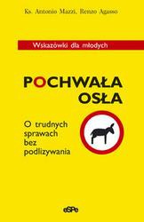 Okladka ksiazki pochwala osla o trudnych sprawach bez podlizywania wskazowki dla mlodych