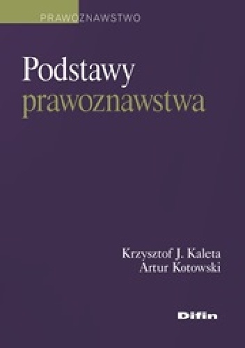 Okladka ksiazki podstawy prawoznawstwa