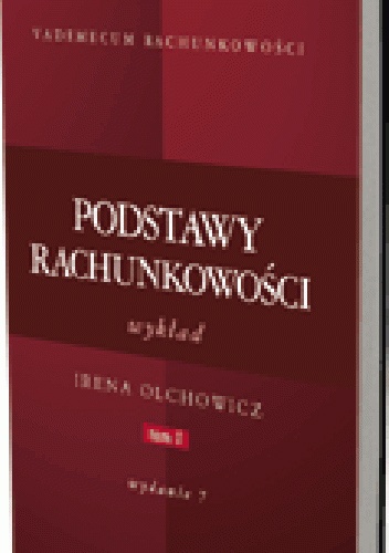 Okladka ksiazki podstawy rachunkowosci tom 1 wyklad wydanie 7