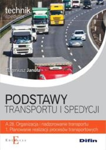 Okladka ksiazki podstawy transportu i spedycji