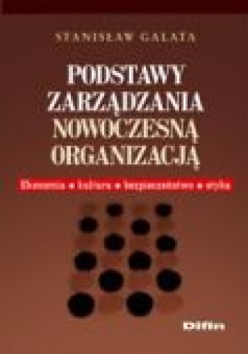 Okladka ksiazki podstawy zarzadzania nowoczesna organizacja