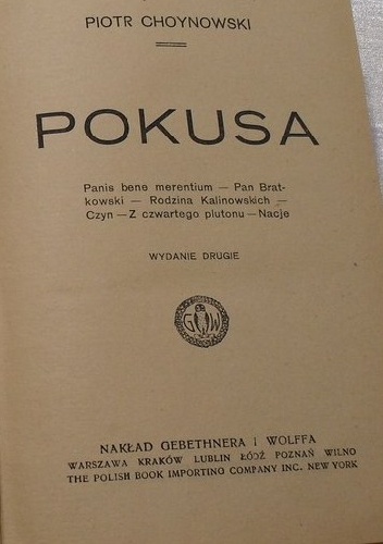 Okladka ksiazki pokusa