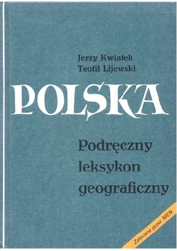 Okladka ksiazki polska podreczny leksykon geograficzny