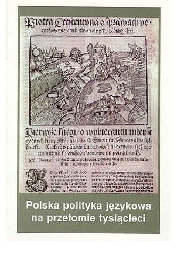 Okladka ksiazki polska polityka jezykowa na przelomie tysiacleci