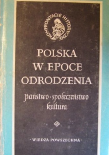 Okladka ksiazki polska w epoce odrodzenia