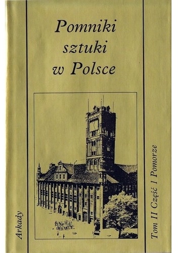 Okladka ksiazki pomniki sztuki w polsce pomorze