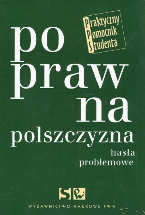 Okladka ksiazki poprawna polszczyzna hasla problemowe