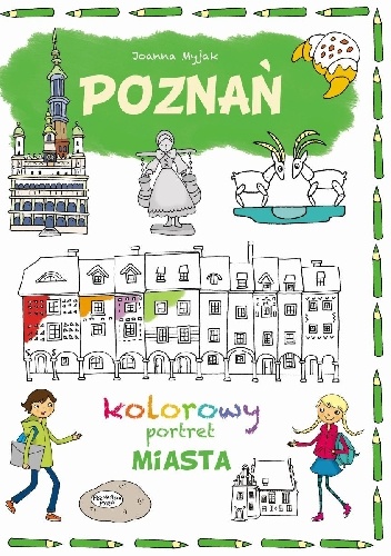 Okladka ksiazki poznan kolorowy portret miasta