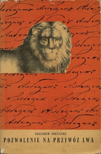 Okladka ksiazki pozwolenie na przywoz lwa