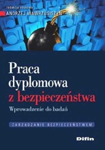 Okladka ksiazki praca dyplomowa z bezpieczenstwa wprowadzenie do badan