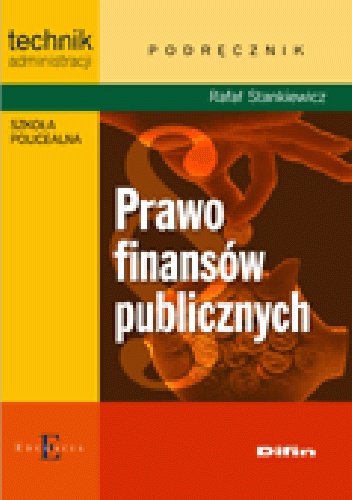 Okladka ksiazki prawo finansow publicznych