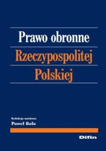 Okladka ksiazki prawo obronne rzeczypospolitej polskiej