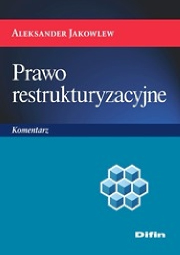 Okladka ksiazki prawo restrukturyzacyjne komentarz