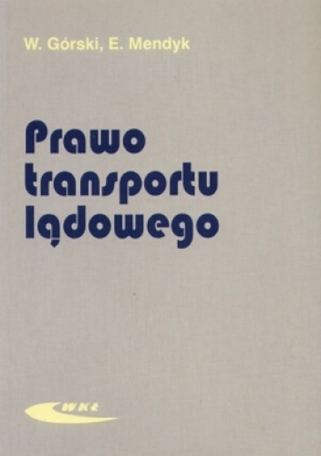 Okladka ksiazki prawo transportu ladowego