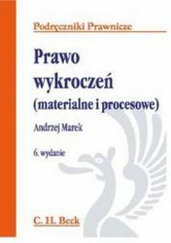 Okladka ksiazki prawo wykroczen materialne i procesowe