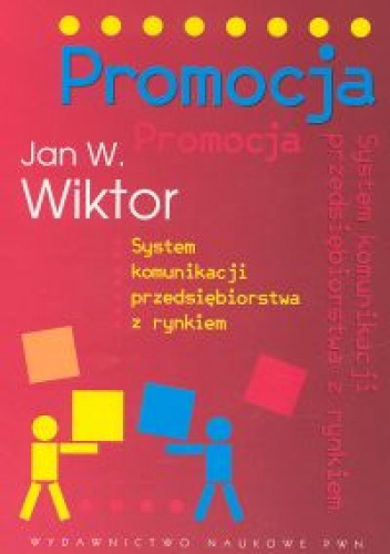 Okladka ksiazki promocja system komunikacji przedsiebiorstwa z rynkiem