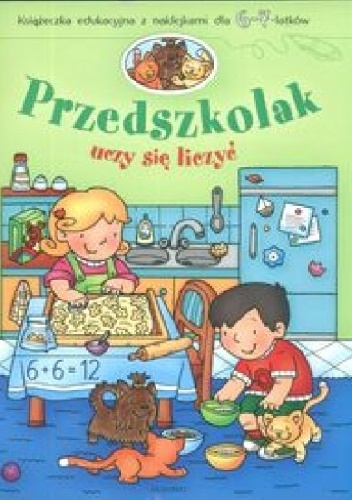 Okladka ksiazki przedszkolak uczy sie liczyc 6 7 lat