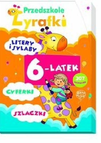 Okladka ksiazki przedszkole zyrafki 6 latek