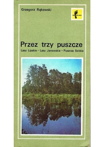 Okladka ksiazki przez trzy puszcze