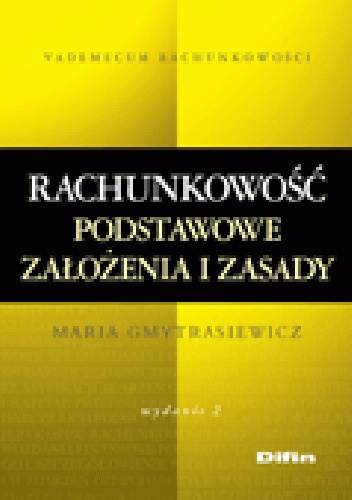 Okladka ksiazki rachunkowosc podstawowe zalozenia i zasady wydanie 2