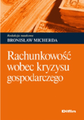 Okladka ksiazki rachunkowosc wobec kryzysu gospodarczego