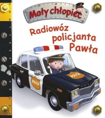 Okladka ksiazki radiowoz policjanta pawla