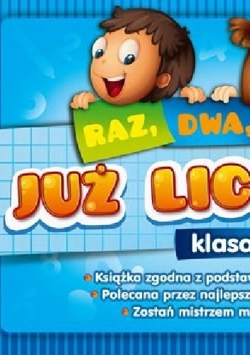 Okladka ksiazki raz dwa trzy juz liczymy klasa 3