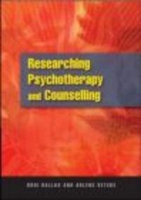 Okladka ksiazki researching psychotherapy and counselling