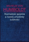 Okladka ksiazki rozmaitosc jezykow a rozwoj umyslowy ludzkosci