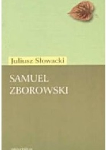 Okladka ksiazki samuel zborowski