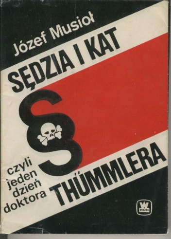 Okladka ksiazki sedzia i kat czyli jeden dzien doktora thummlera