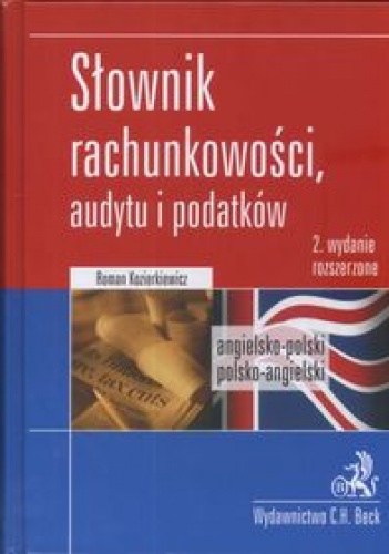 Okladka ksiazki slownik rachunkowosci audytu i podatkow