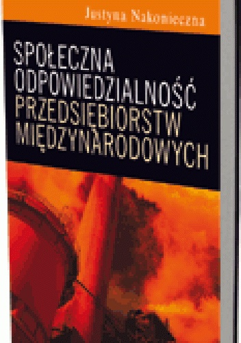 Okladka ksiazki spoleczna odpowiedzialnosc przedsiebiorstw miedzynarodowych