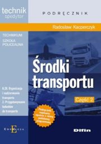 Okladka ksiazki srodki transportu czesc 2