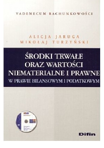 Okladka ksiazki srodki trwale oraz wartosci niematerialne i prawne w prawie bilansowym i podatkowym