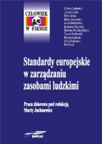 Okladka ksiazki standardy europejskie w zarzadzaniu zasobami ludzkimi